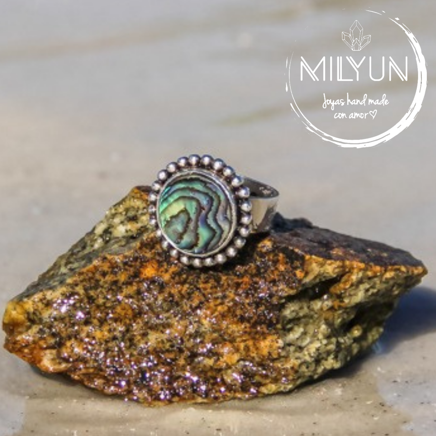 Anillo esferica Abalón.