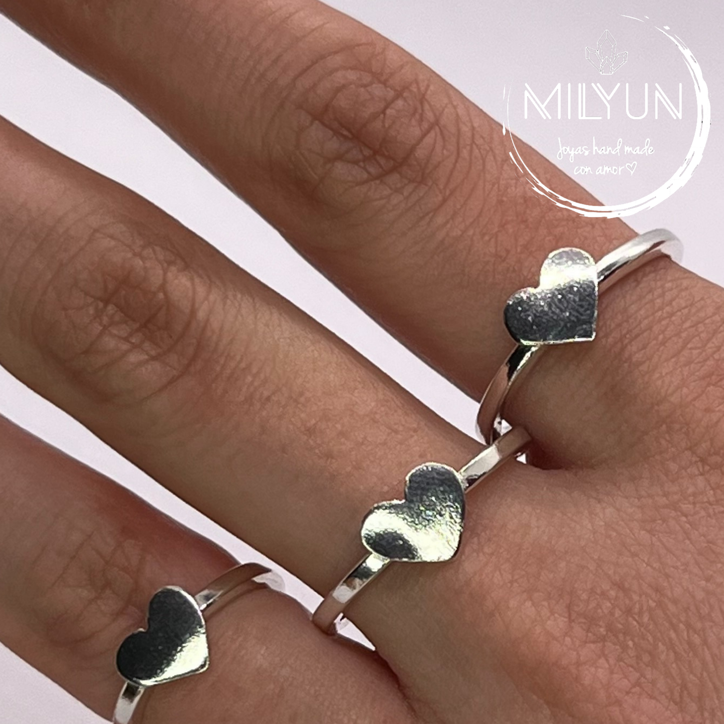 Anillo in love Plata 980 hecho a mano