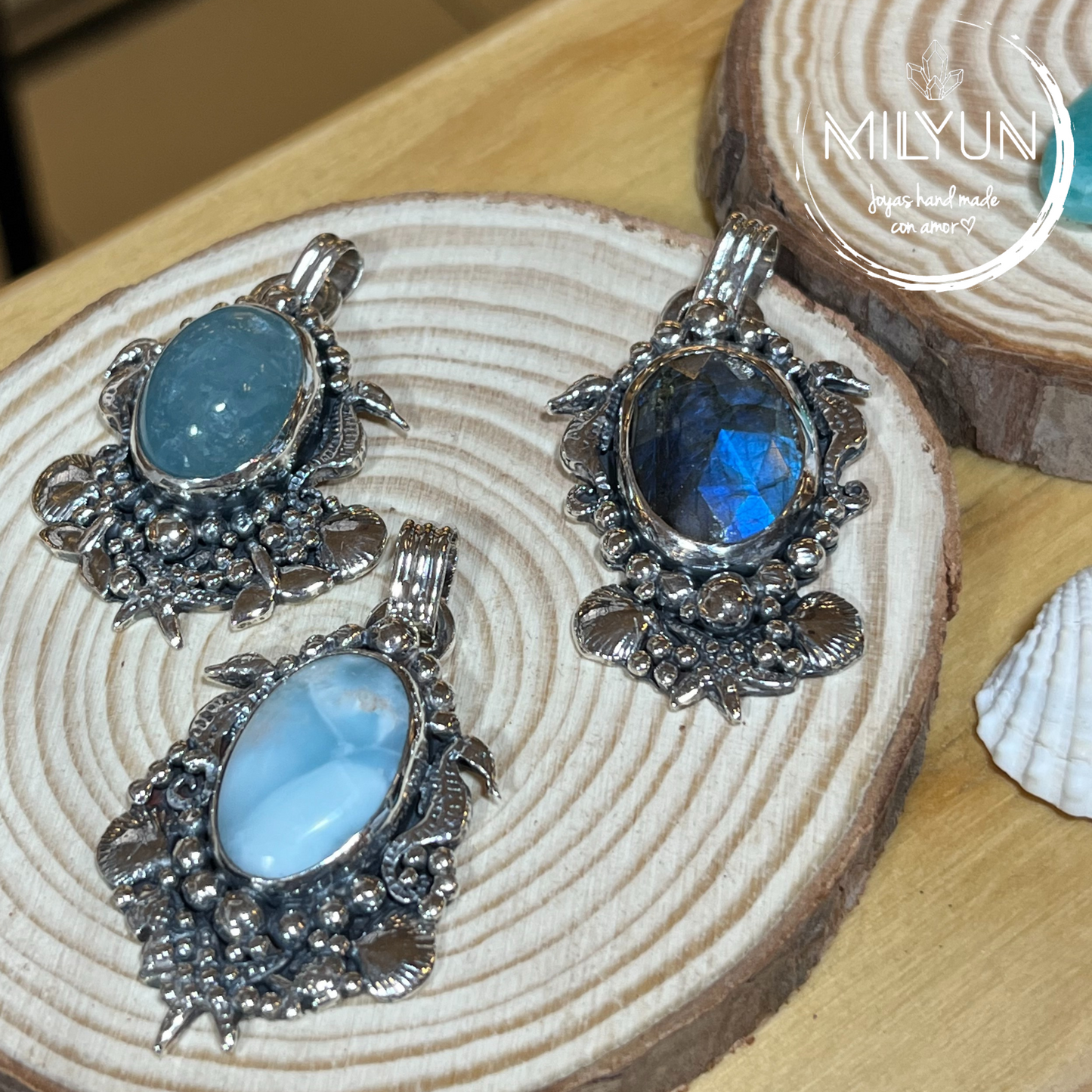 Dije Deep Ocean Larimar